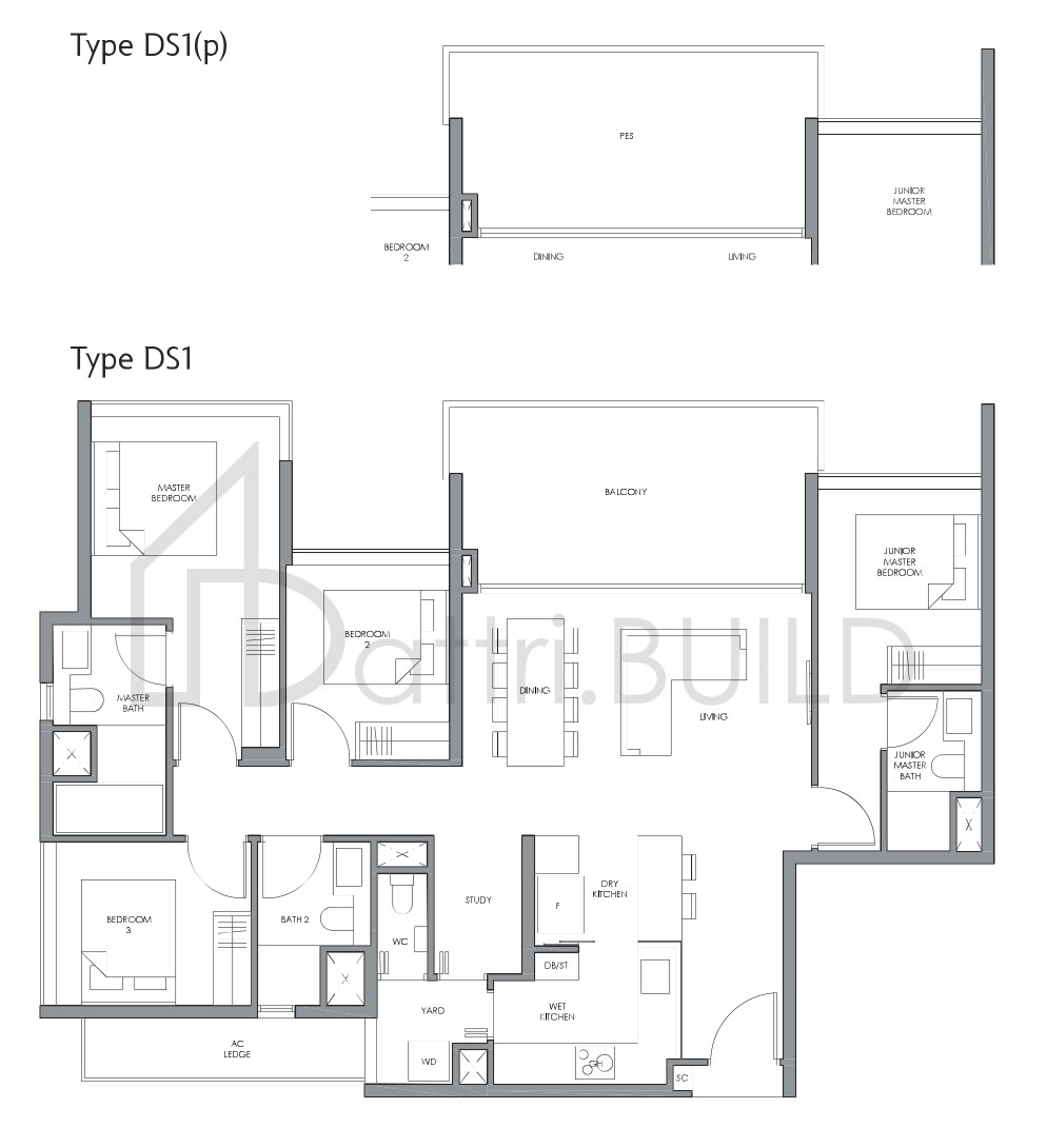 FOURTH AVENUE RESIDENCES DS1 floorplan (watermarked)