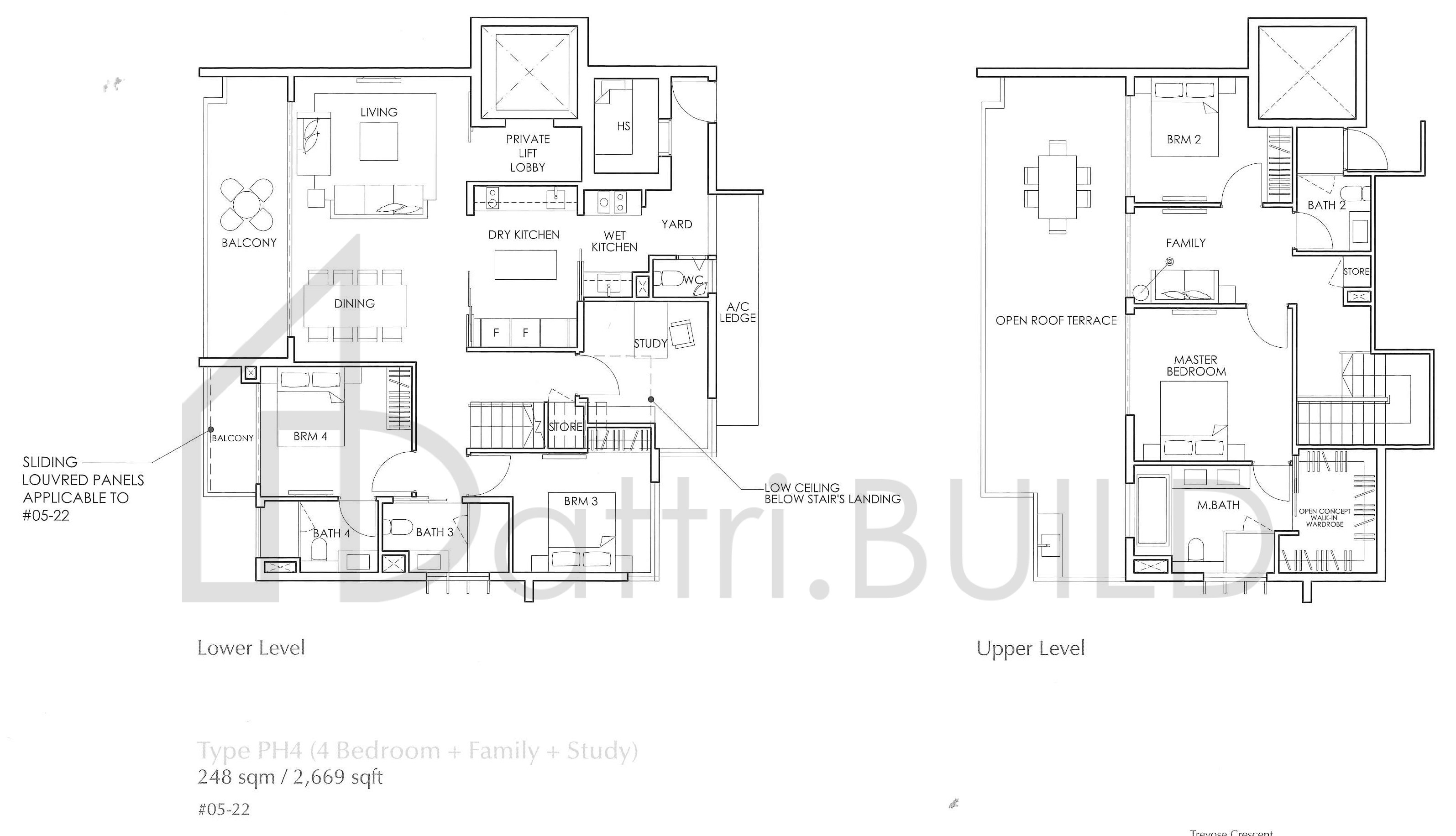 THE GLYNDEBOURNE PH4 floorplan (watermarked)