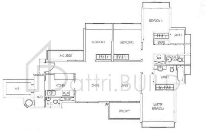 MERAPRIME 4A floorplan (watermarked)
