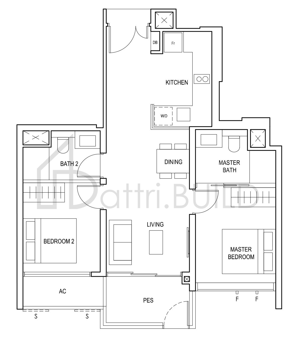 PENROSE (2P)a1 floorplan (watermarked)