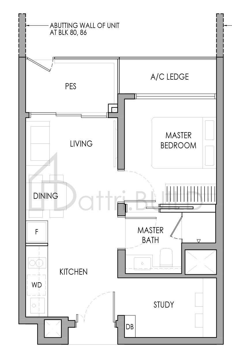 SENGKANG GRAND RESIDENCES A3S(p) floorplan (watermarked)