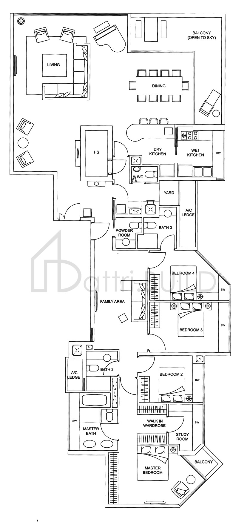 THE VISION PH2 floorplan (watermarked)