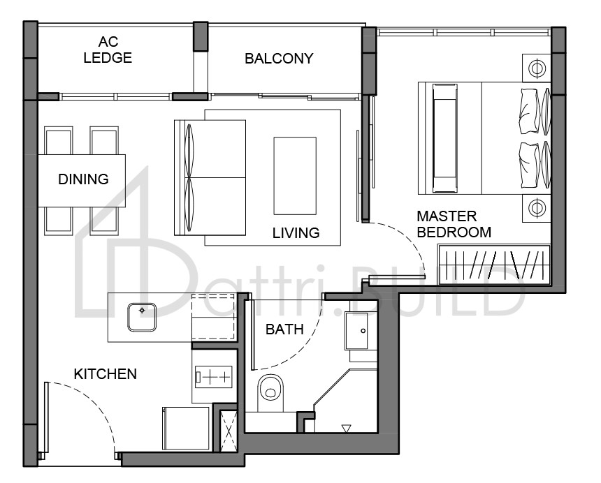 THE ENCLAVE . HOLLAND D1 floorplan (watermarked)