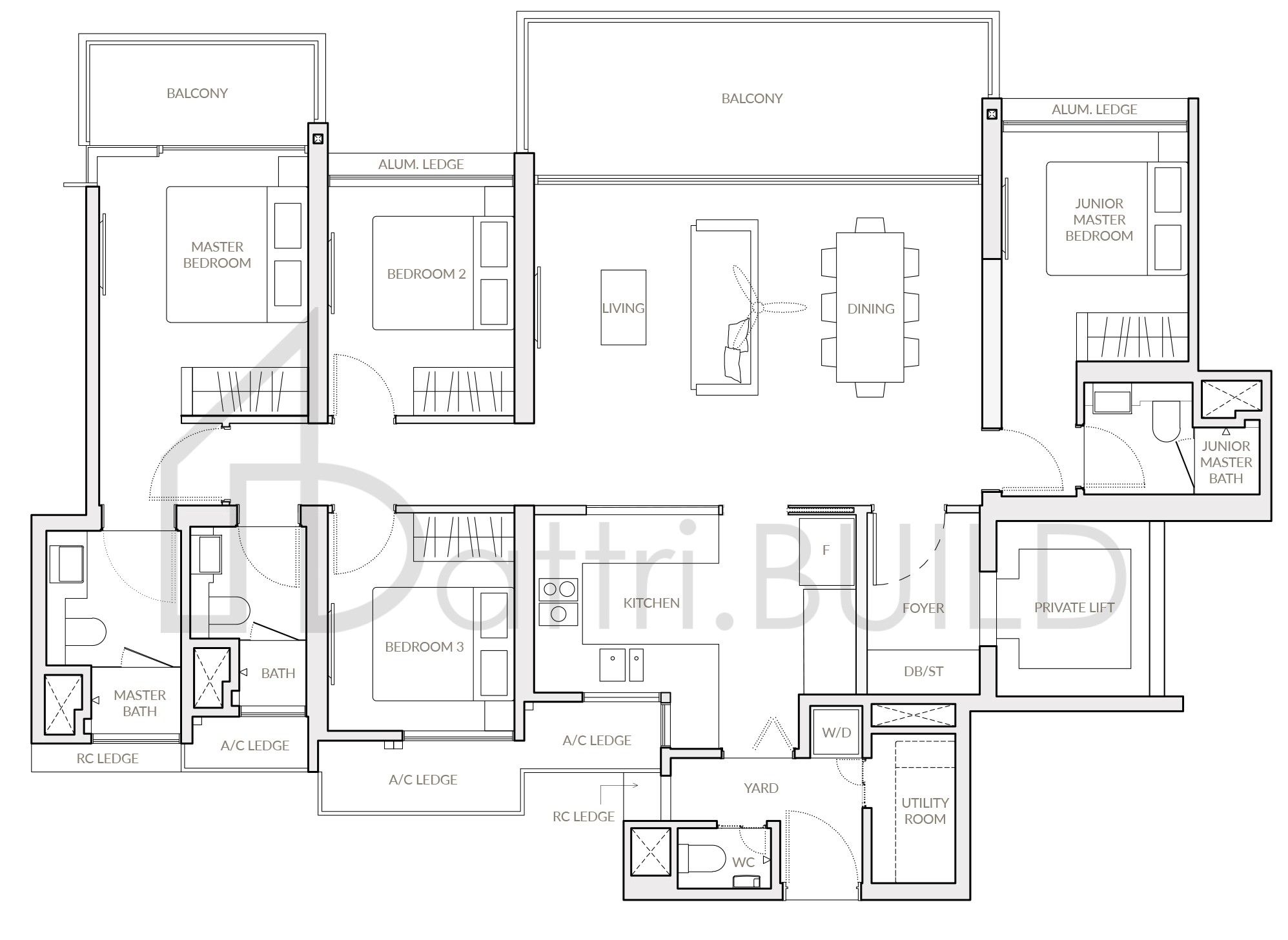 THE WOODLEIGH RESIDENCES G-V floorplan (watermarked)