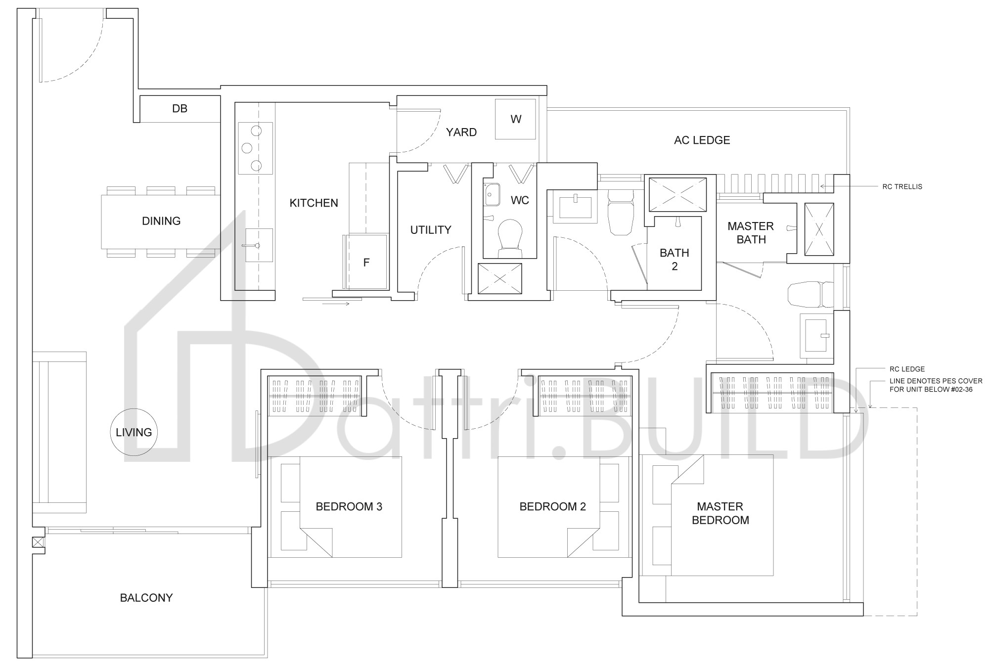 THE CRITERION B6 floorplan (watermarked)