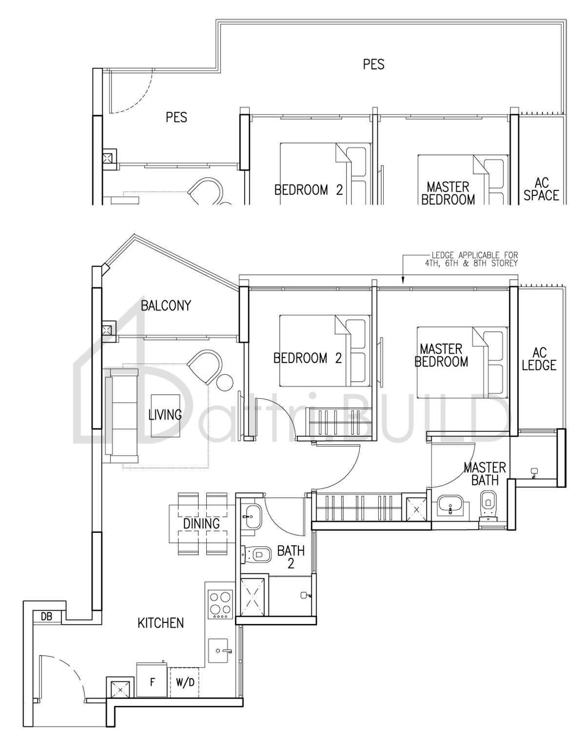 THE SKYWOODS 2 S2 P floorplan (watermarked)