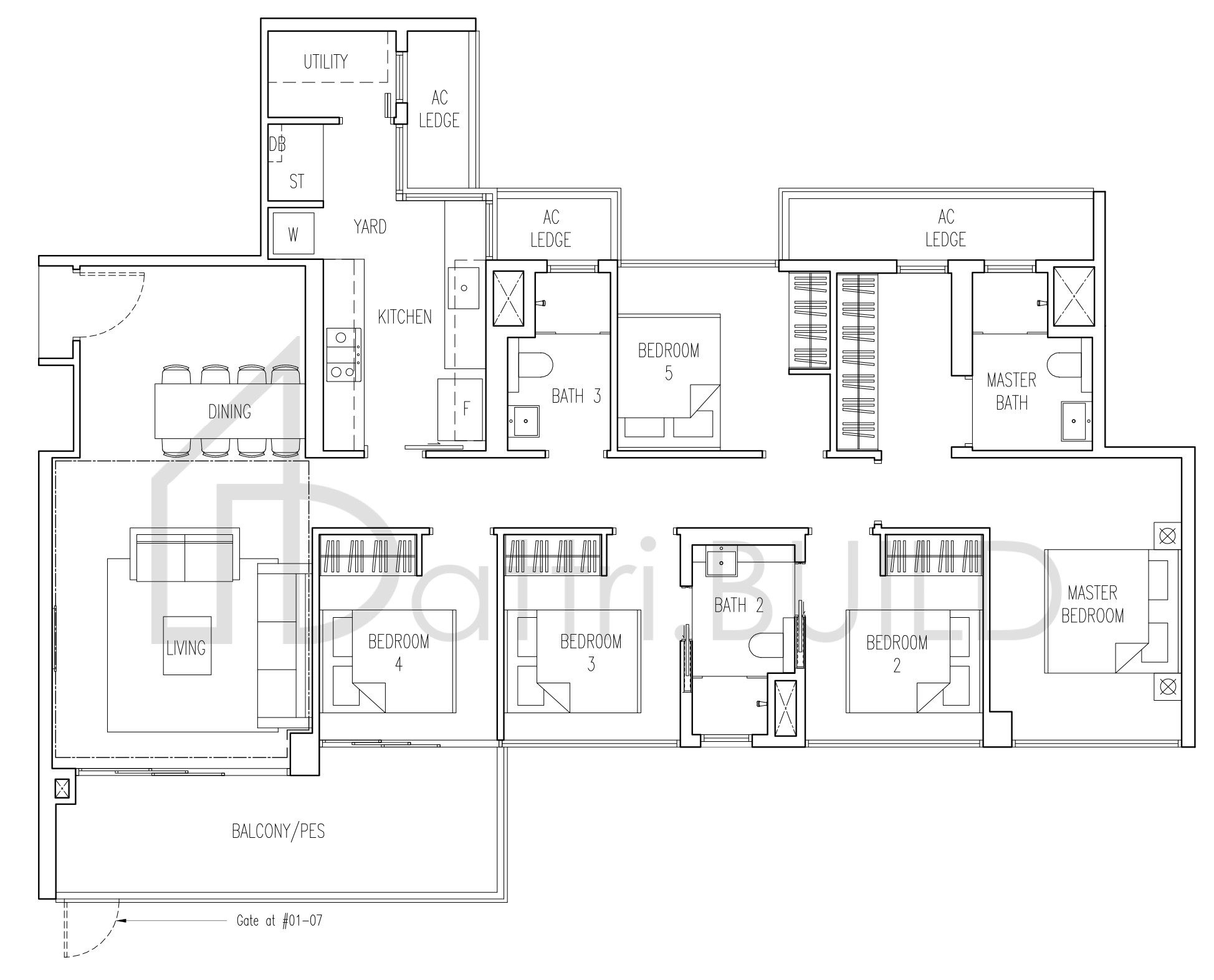 PARC LIFE E1 floorplan (watermarked)