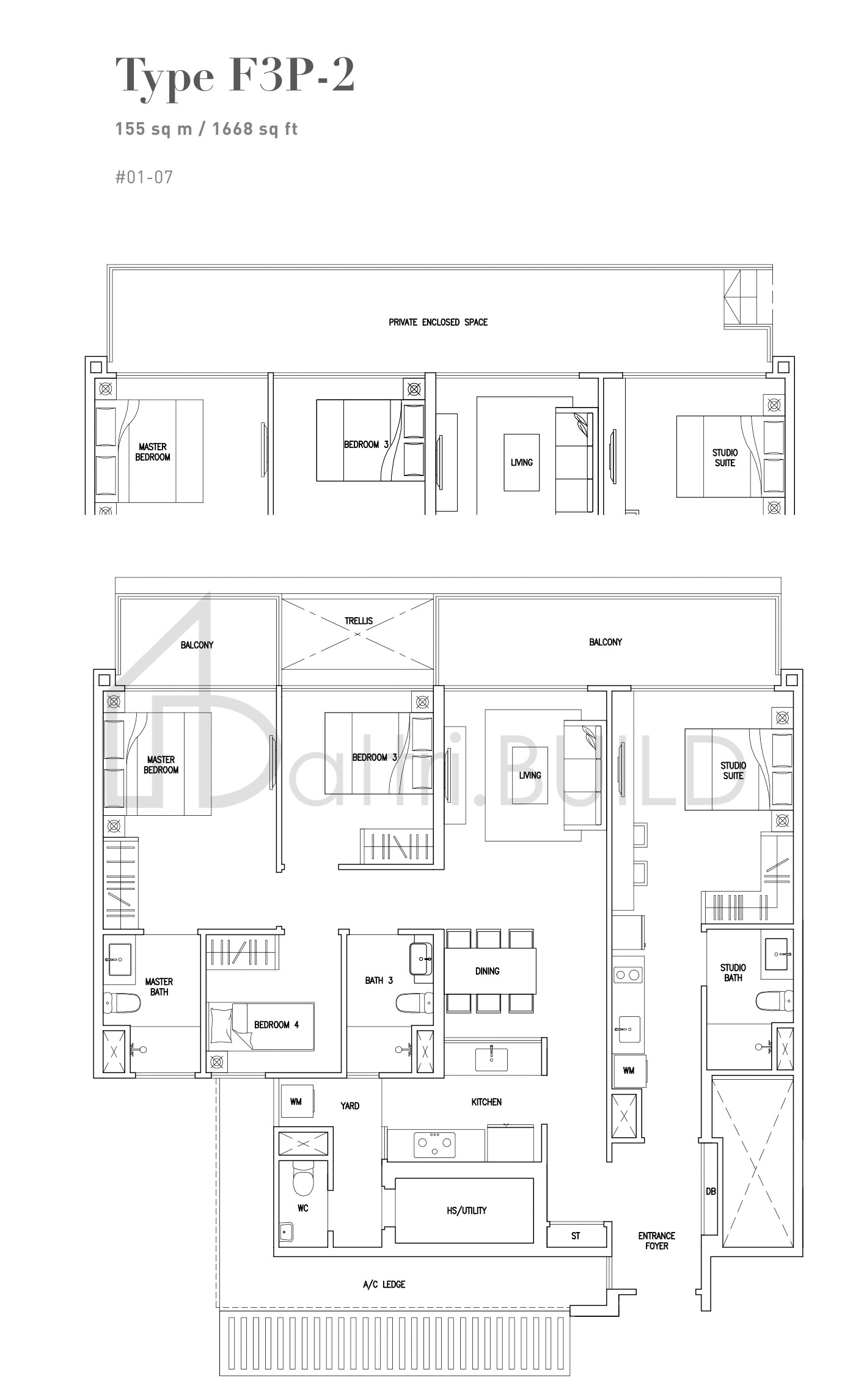 CITYLIFE@TAMPINES F3P-2 floorplan (watermarked)