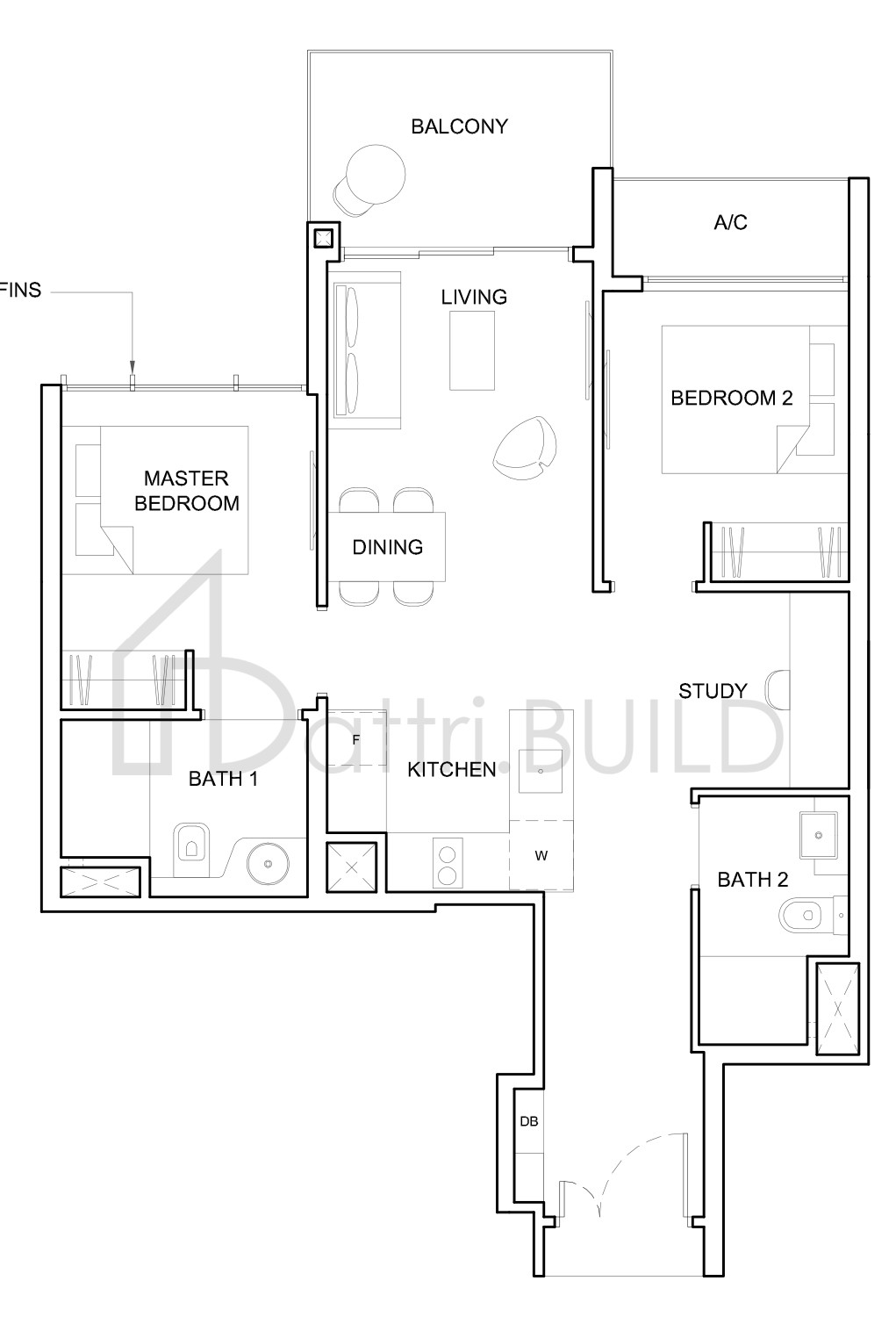 HIGH PARK RESIDENCES 2S4 floorplan (watermarked)