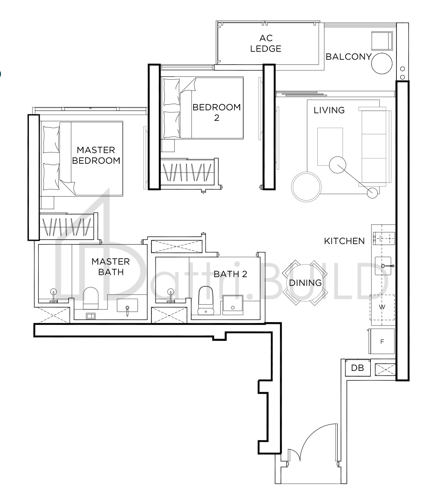 GEM RESIDENCES B4 floorplan (watermarked)