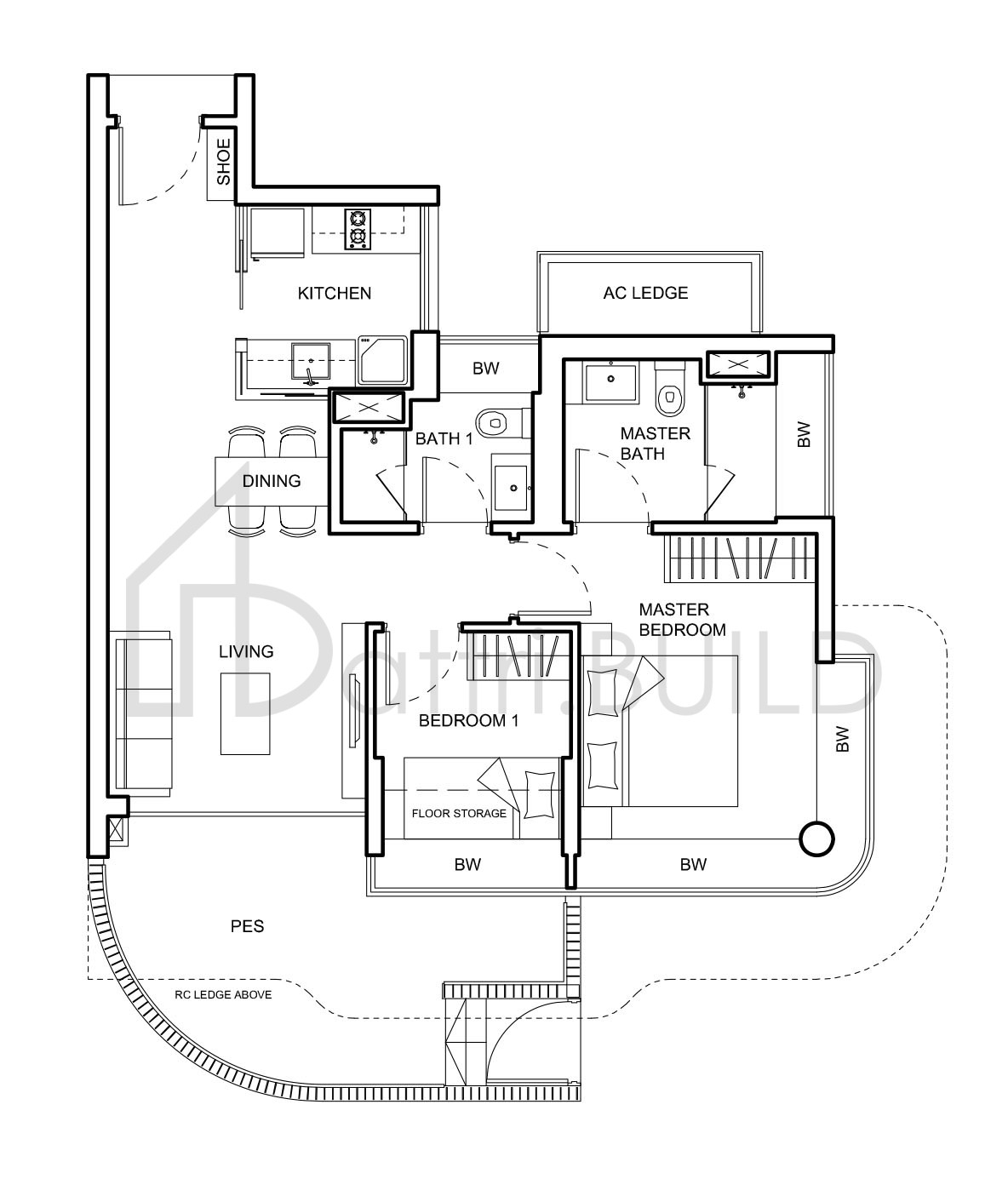 NV RESIDENCES B1c(p) floorplan (watermarked)