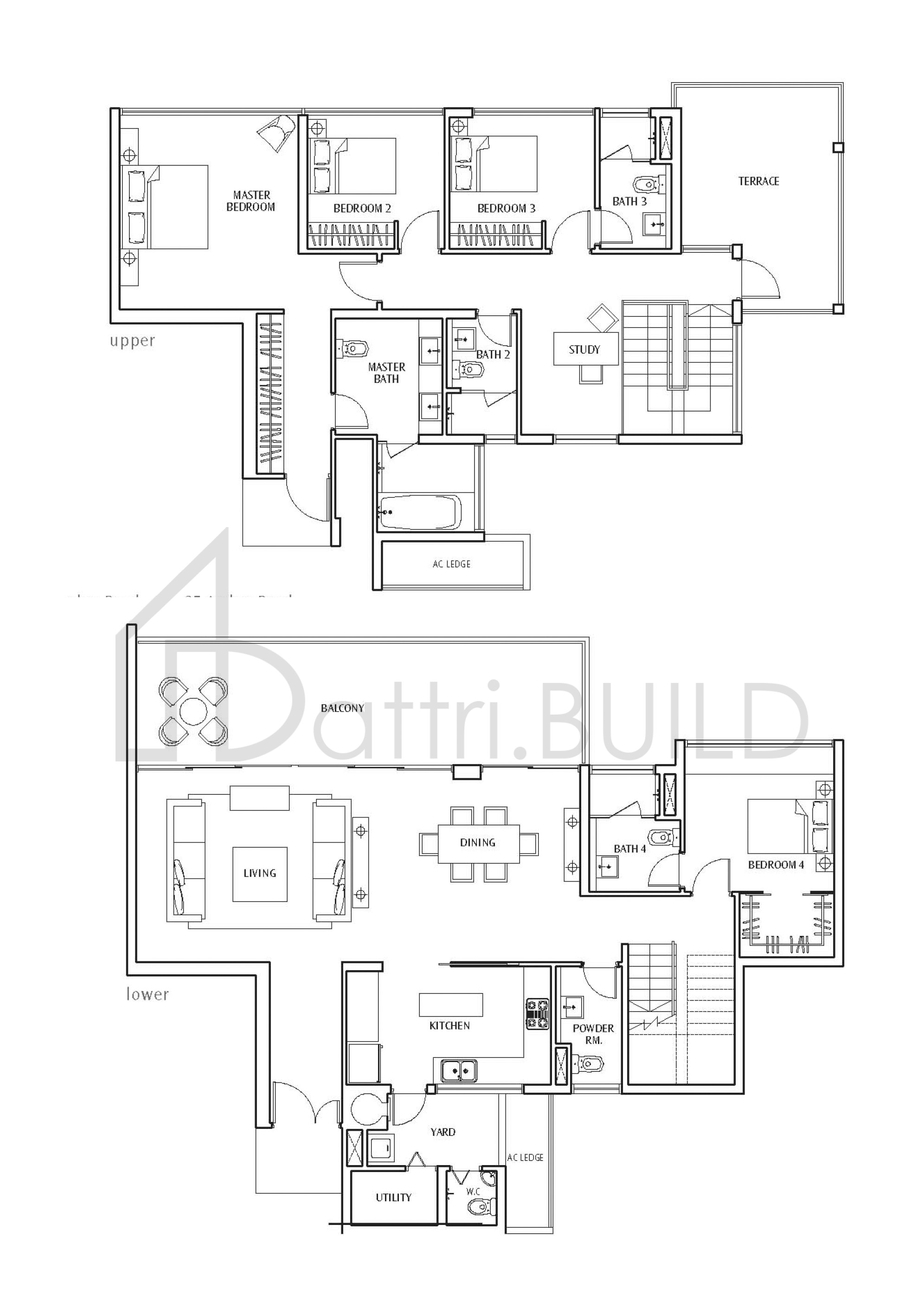 THE SEA VIEW PHC floorplan (watermarked)