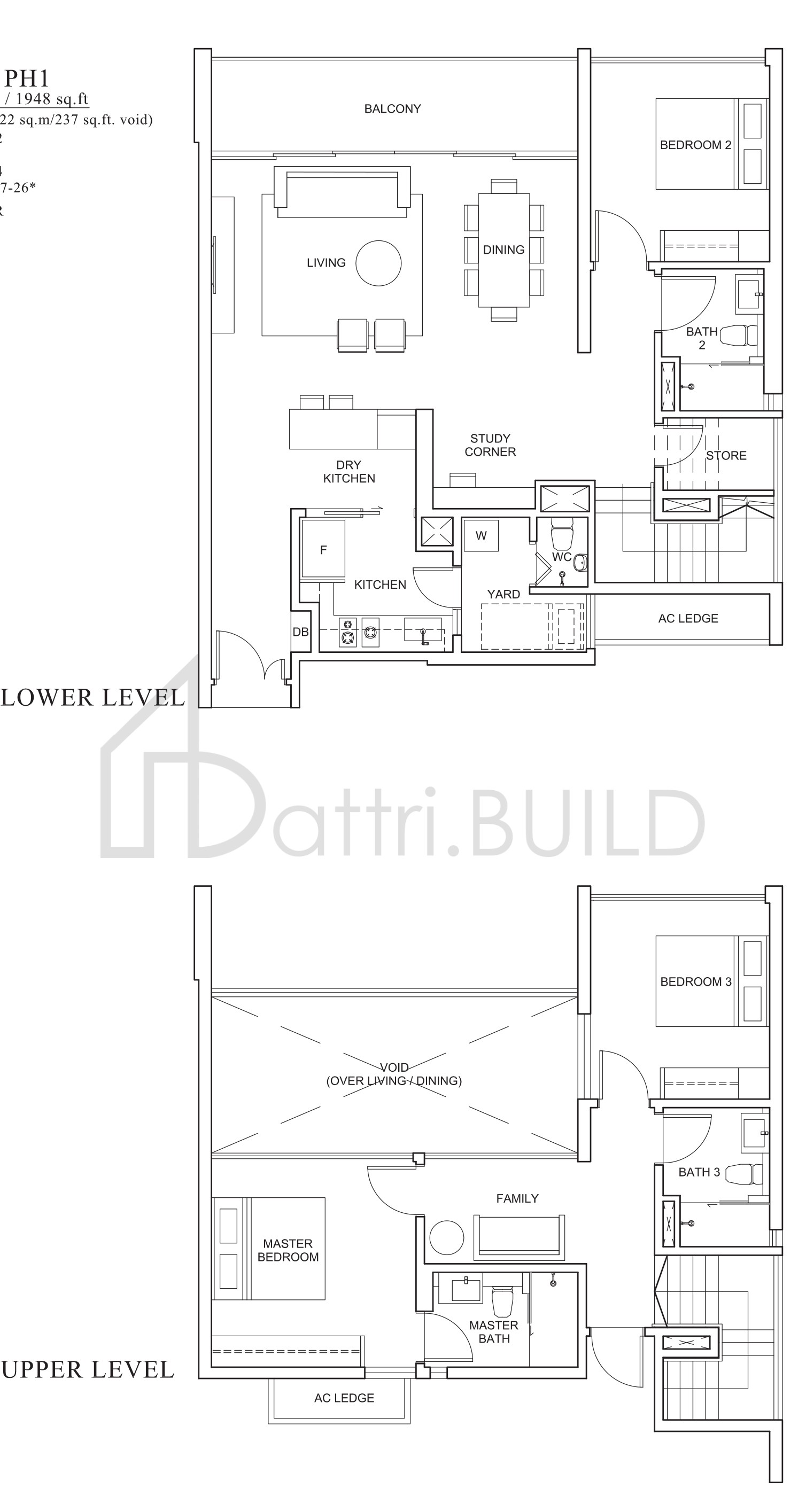 THE VENUE RESIDENCES PH1 floorplan (watermarked)