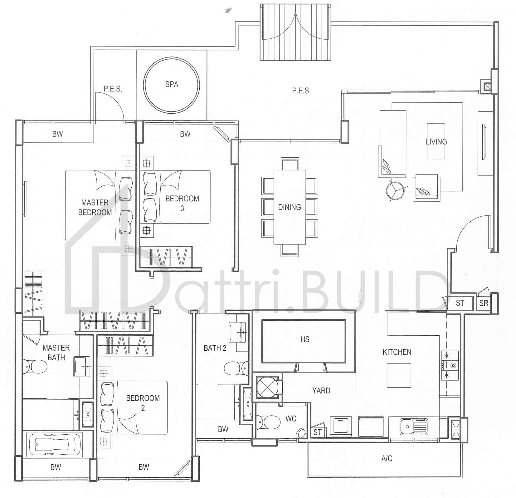 CLEMENTIWOODS CONDOMINIUM C4p floorplan (watermarked)