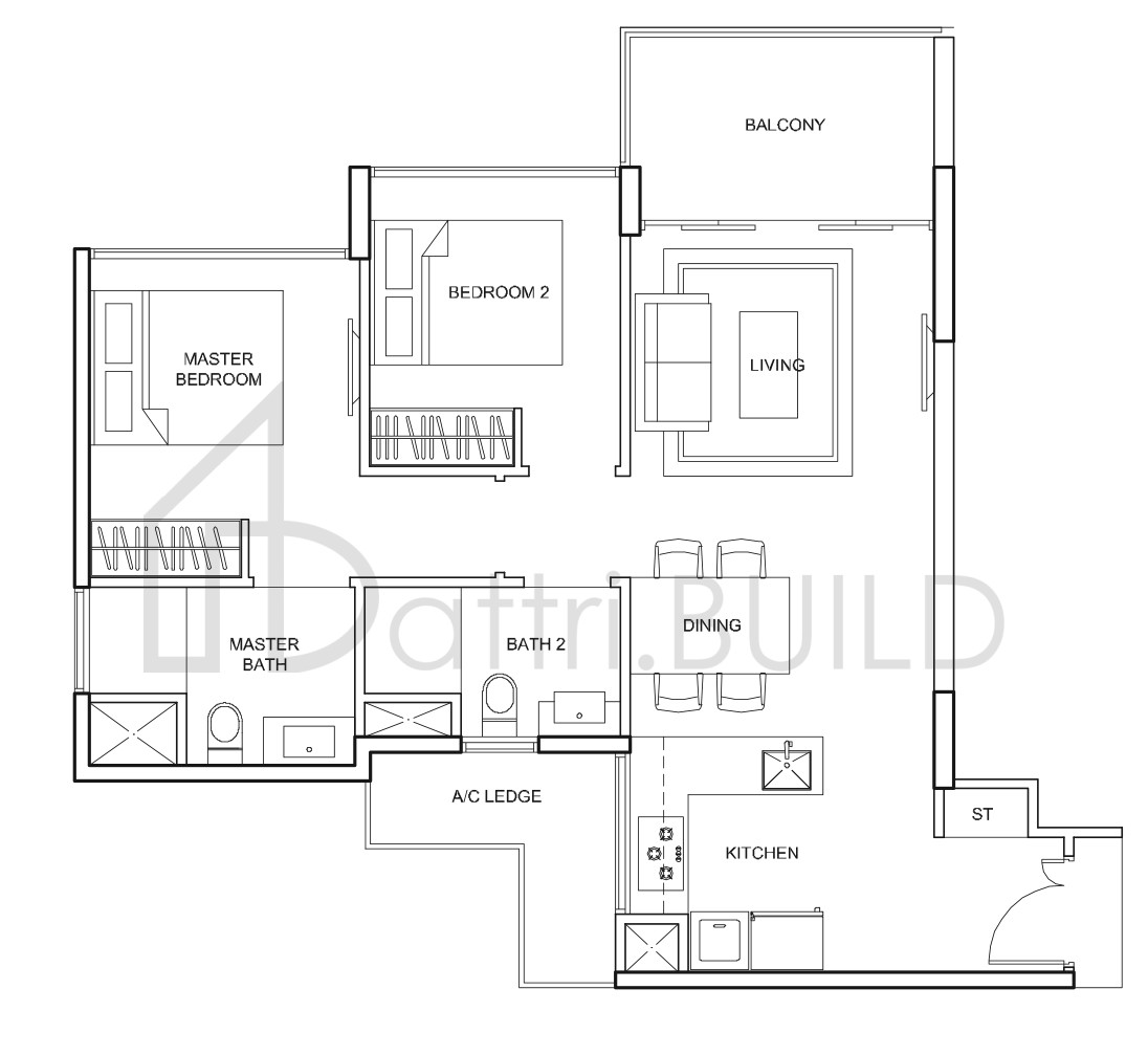 PARC CENTROS B1a floorplan (watermarked)