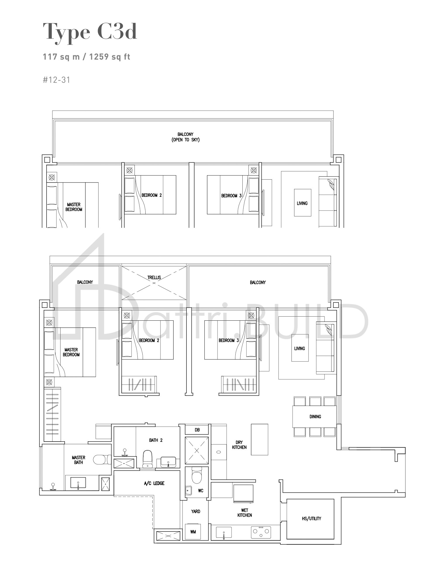 CITYLIFE@TAMPINES C3d floorplan (watermarked)