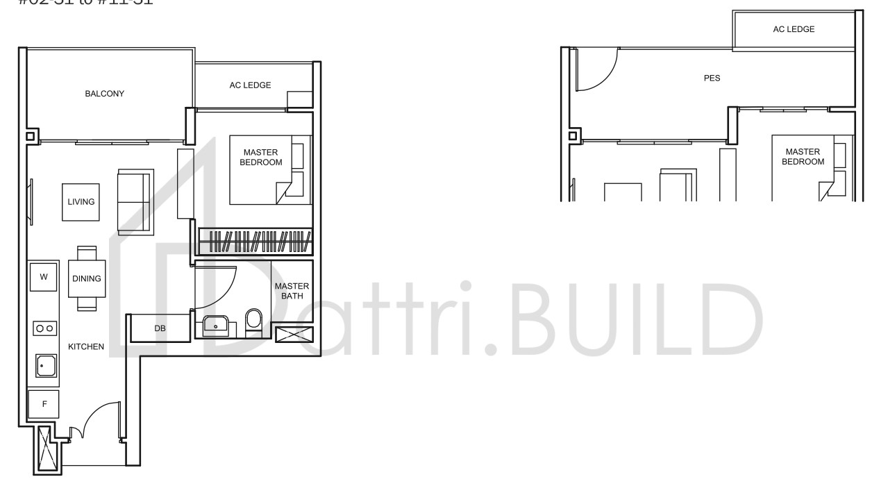THE GLADES As1-P floorplan (watermarked)