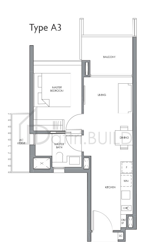 FOURTH AVENUE RESIDENCES A3 floorplan (watermarked)