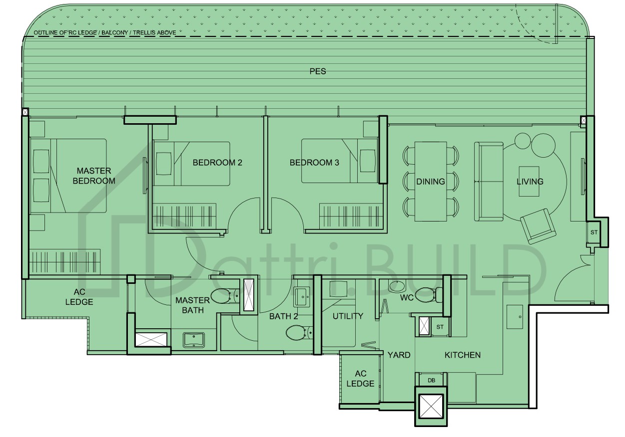 THE TEMBUSU C1(p2) floorplan (watermarked)