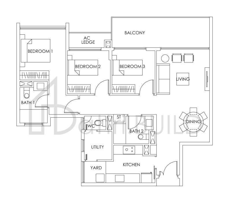 BEDOK RESIDENCES C3a floorplan (watermarked)