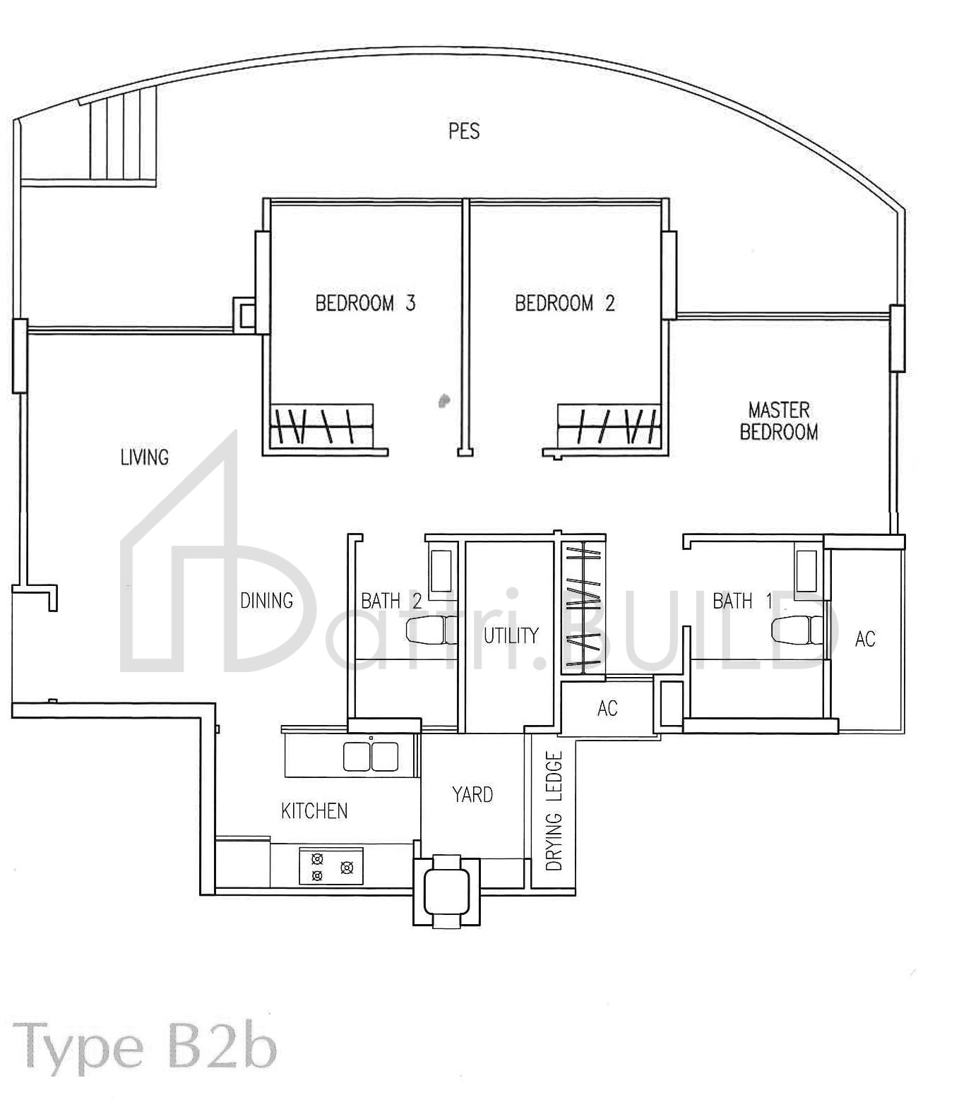 THE TAMPINES TRILLIANT B2b floorplan (watermarked)