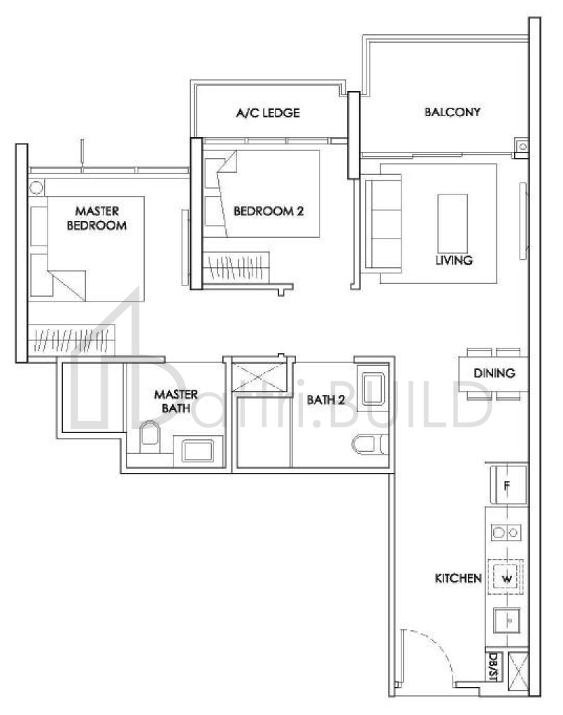 THE ALPS RESIDENCES B1 floorplan (watermarked)