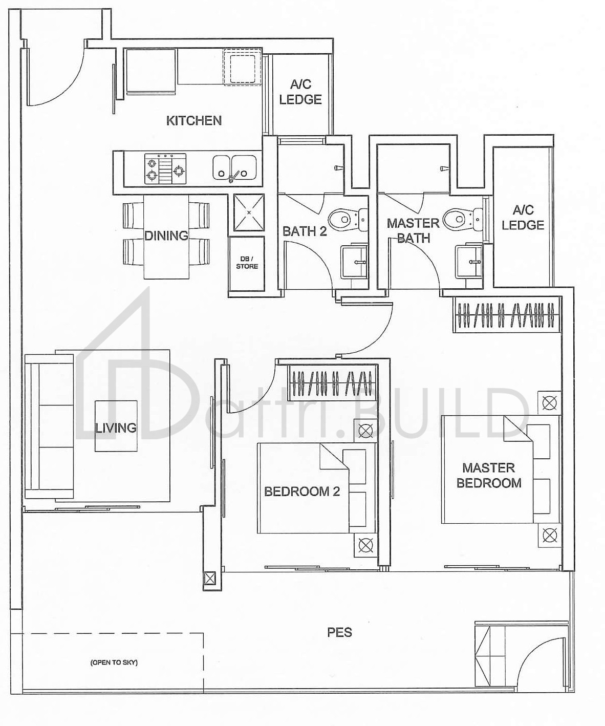 SEA ESTA B1-G floorplan (watermarked)