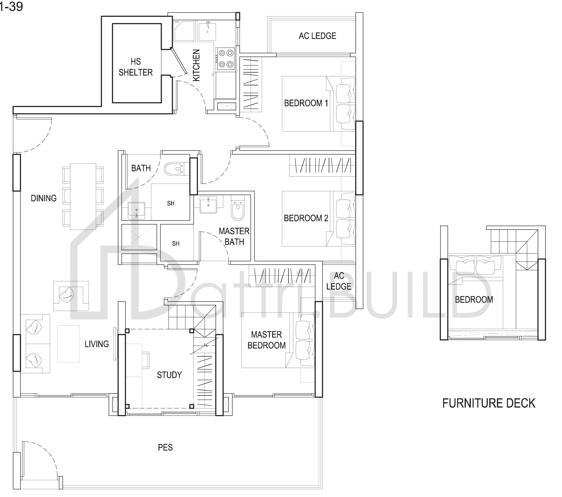 URBAN VISTA 20A2 floorplan (watermarked)
