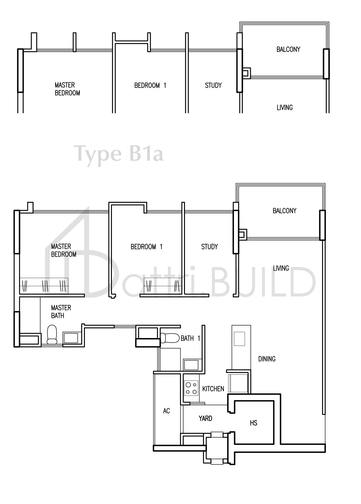 PARC VERA B1a floorplan (watermarked)