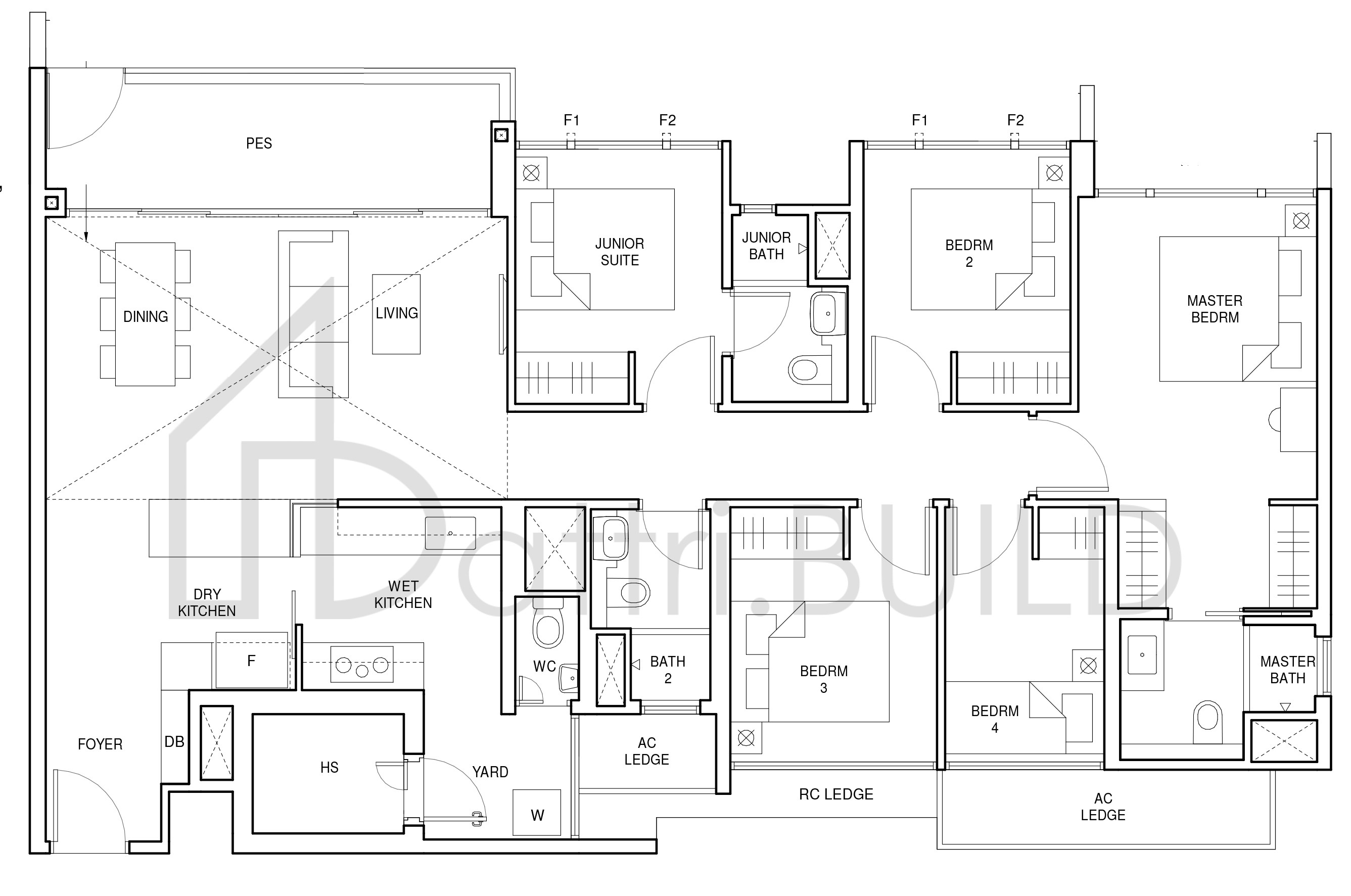 PARC CENTRAL RESIDENCES E2-G floorplan (watermarked)