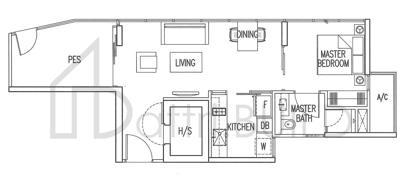 MY MANHATTAN A2-G1 floorplan (watermarked)