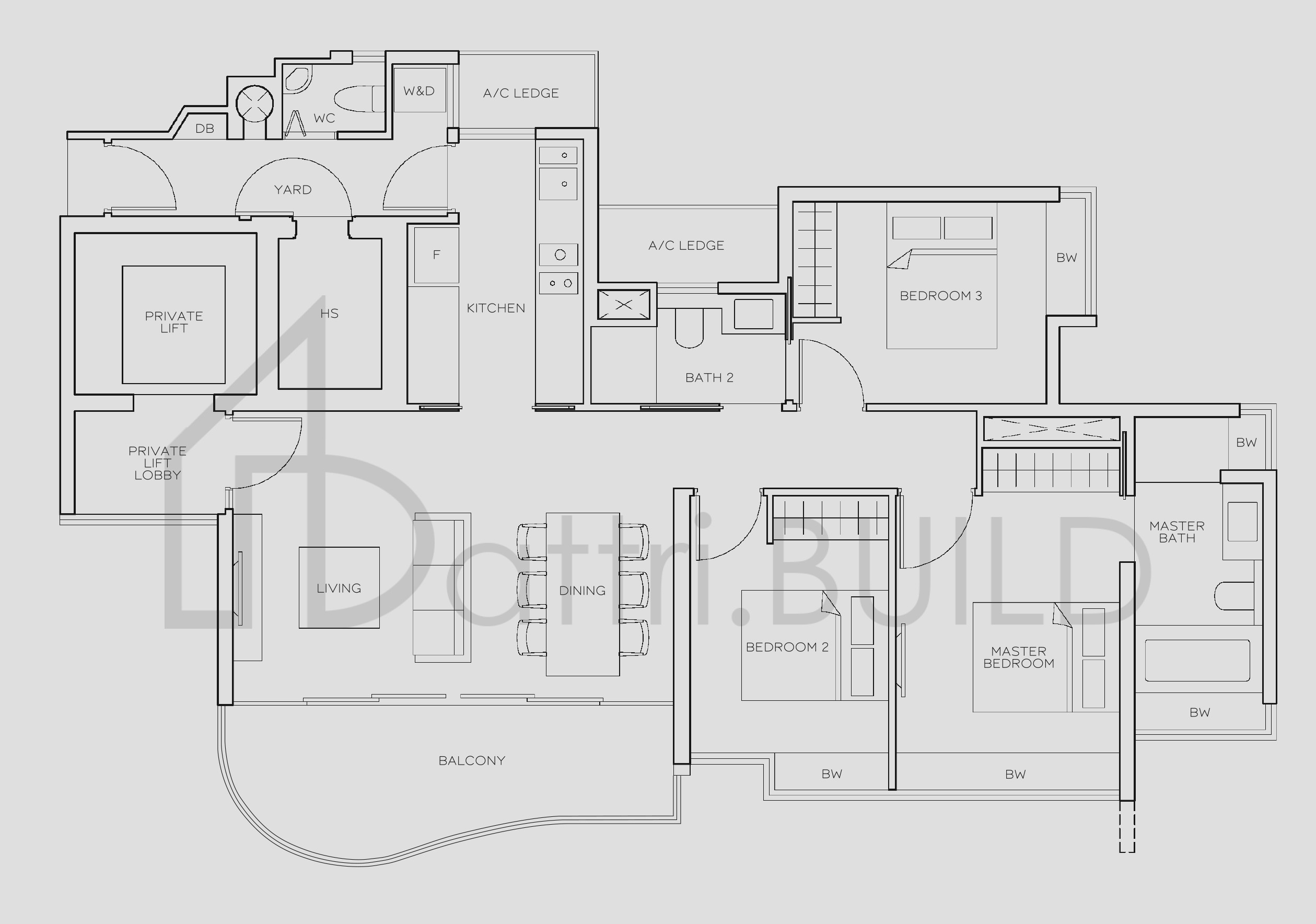 THE MEYERISE B2 floorplan (watermarked)