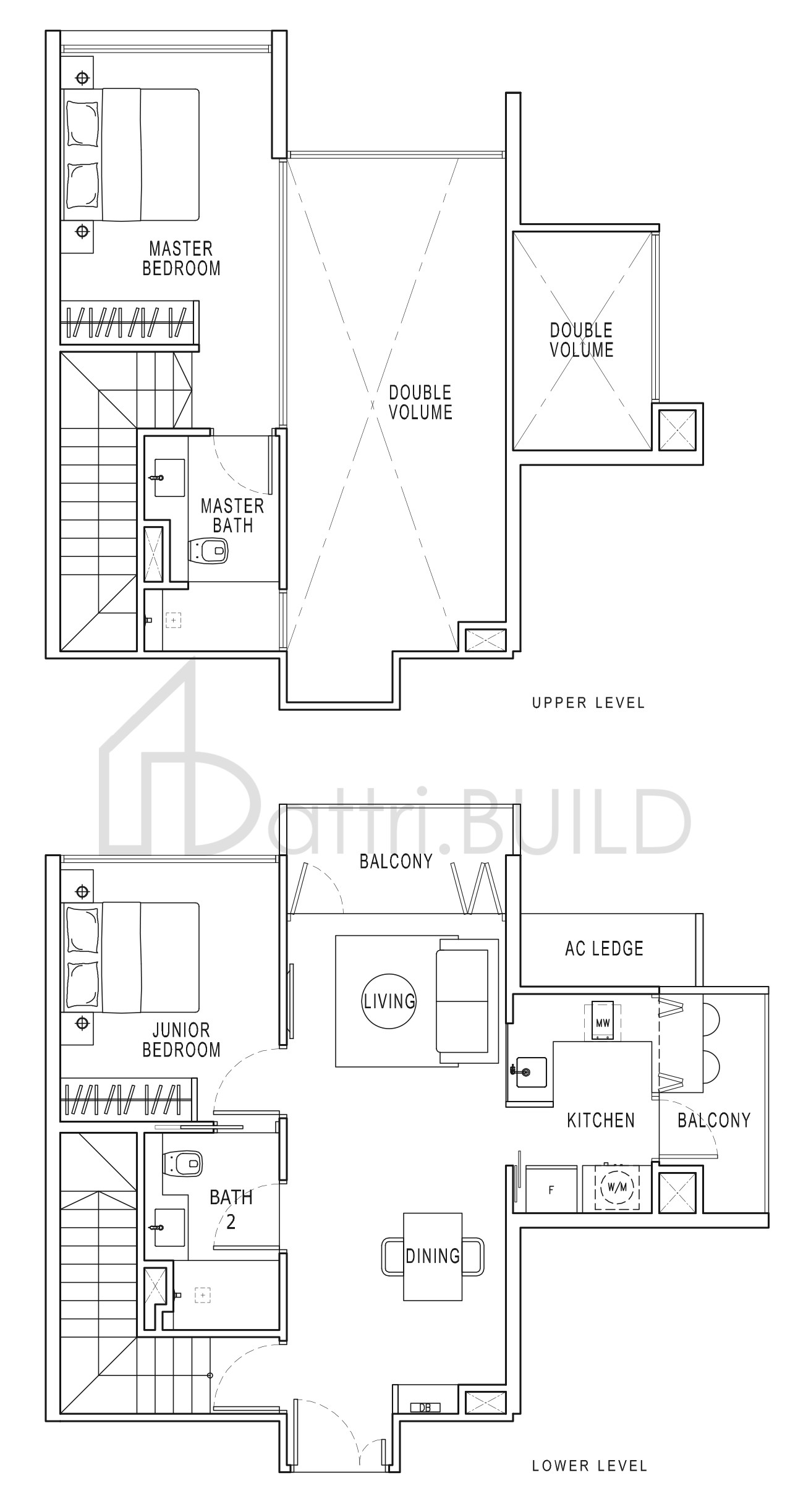 POLLEN & BLEU LF2 floorplan (watermarked)