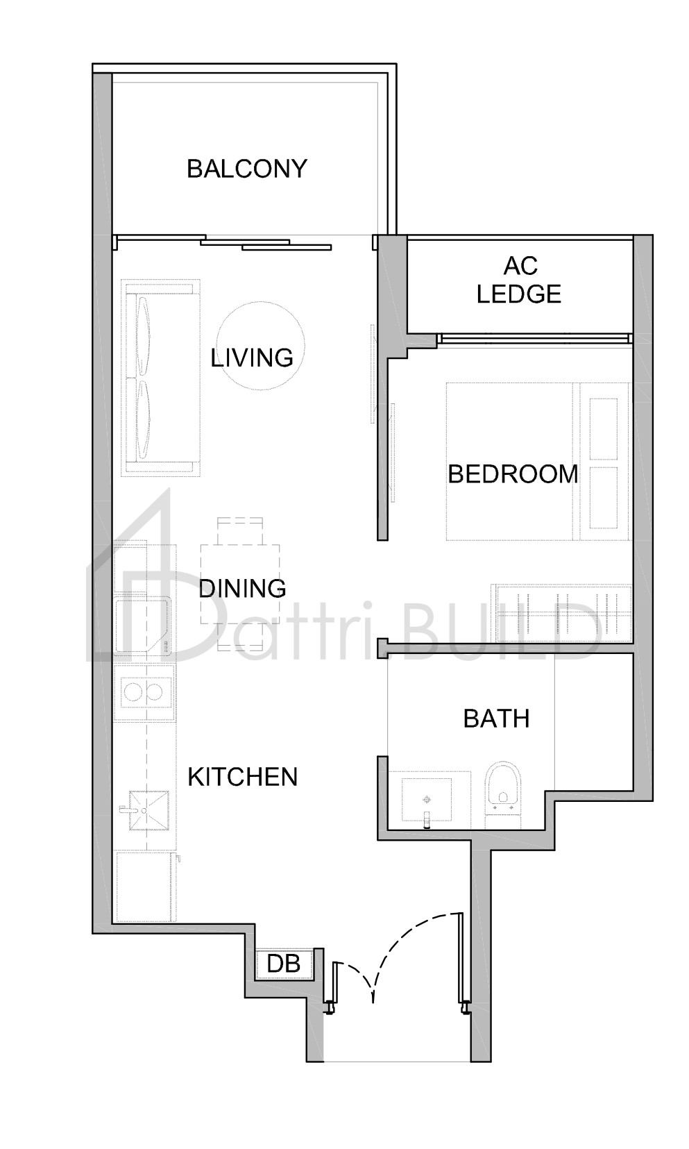 KINGSFORD WATERBAY A1a floorplan (watermarked)