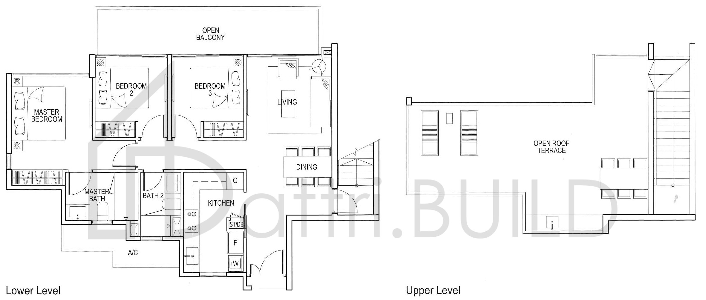 BLOSSOM RESIDENCES B1PH2 floorplan (watermarked)