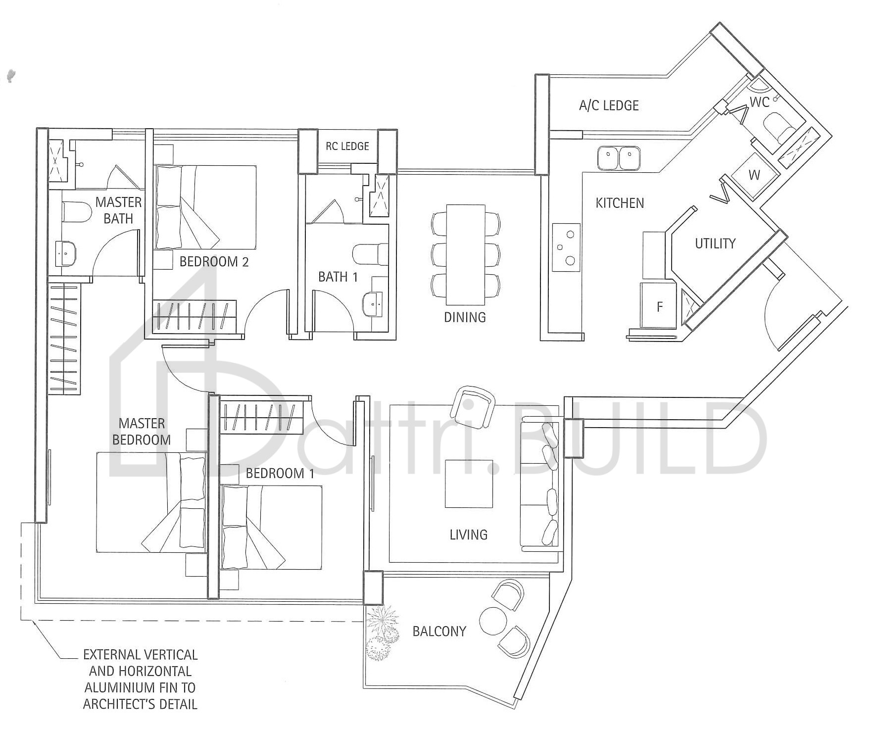 WATERBANK AT DAKOTA D1 floorplan (watermarked)