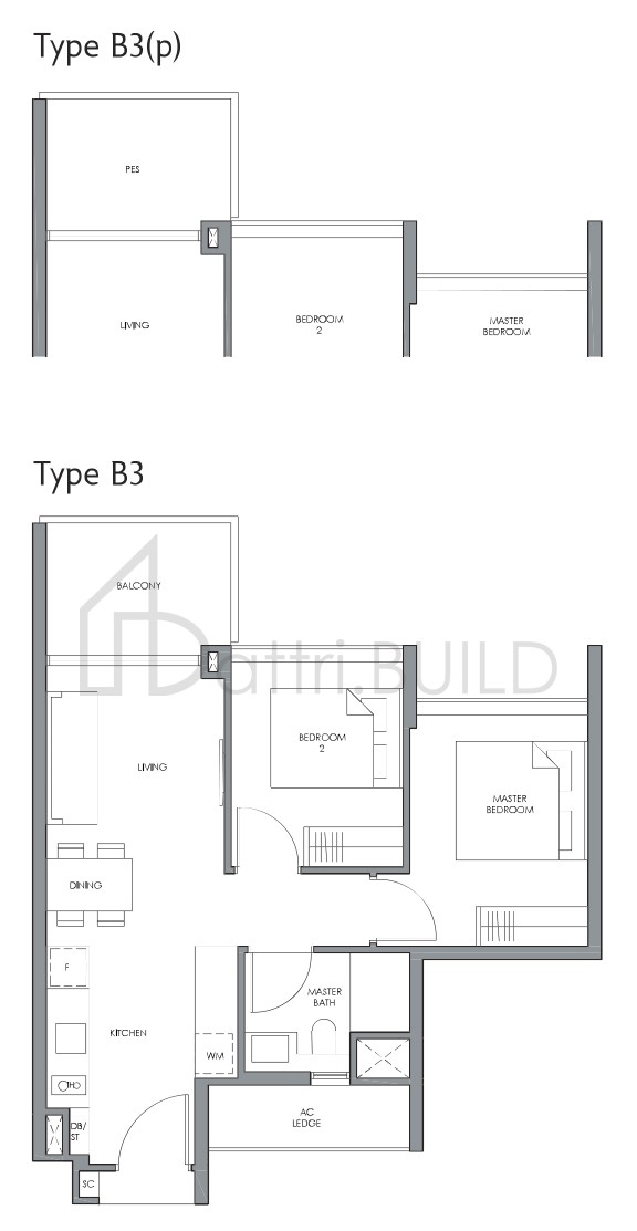 FOURTH AVENUE RESIDENCES B3 floorplan (watermarked)