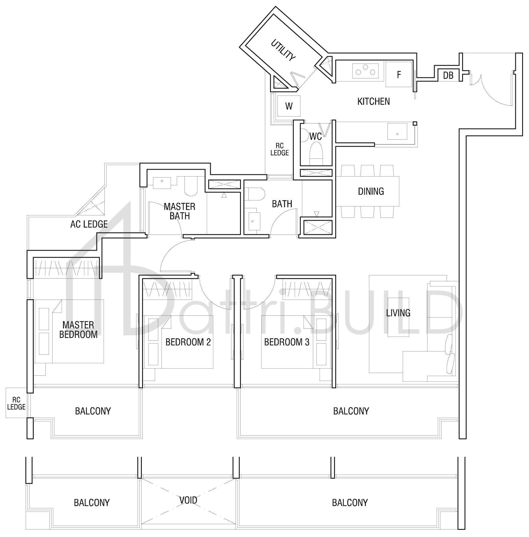 THOMSON THREE C4d floorplan (watermarked)