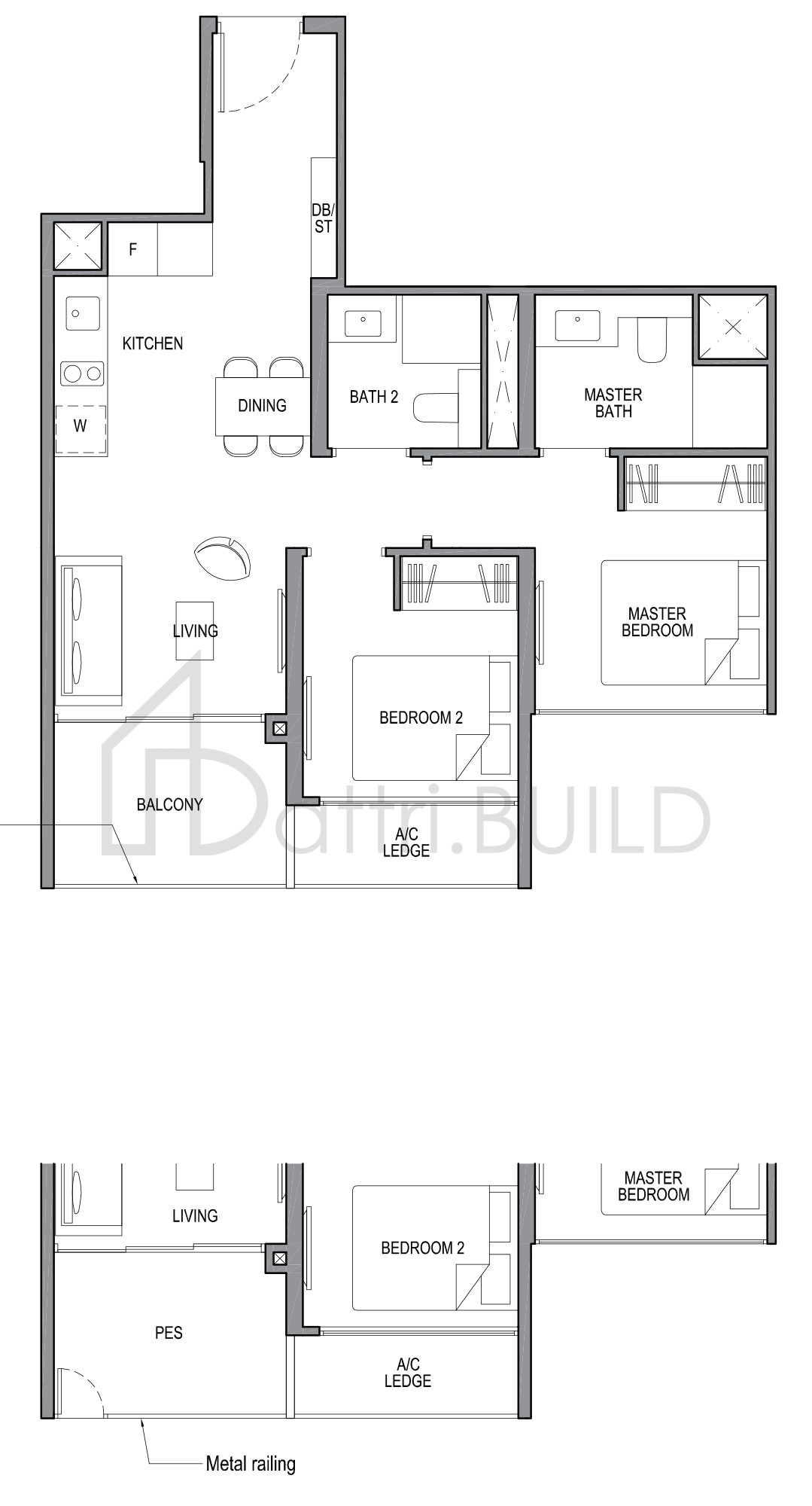 PARK COLONIAL 2D1-G floorplan (watermarked)
