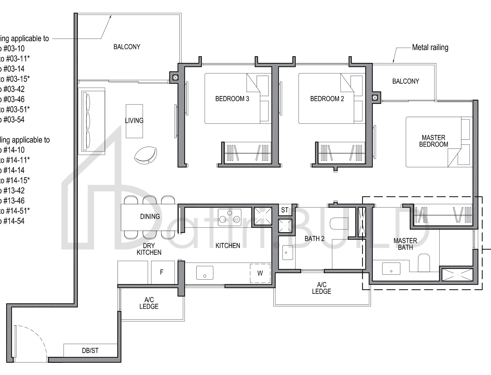 PARK COLONIAL 3C2 floorplan (watermarked)