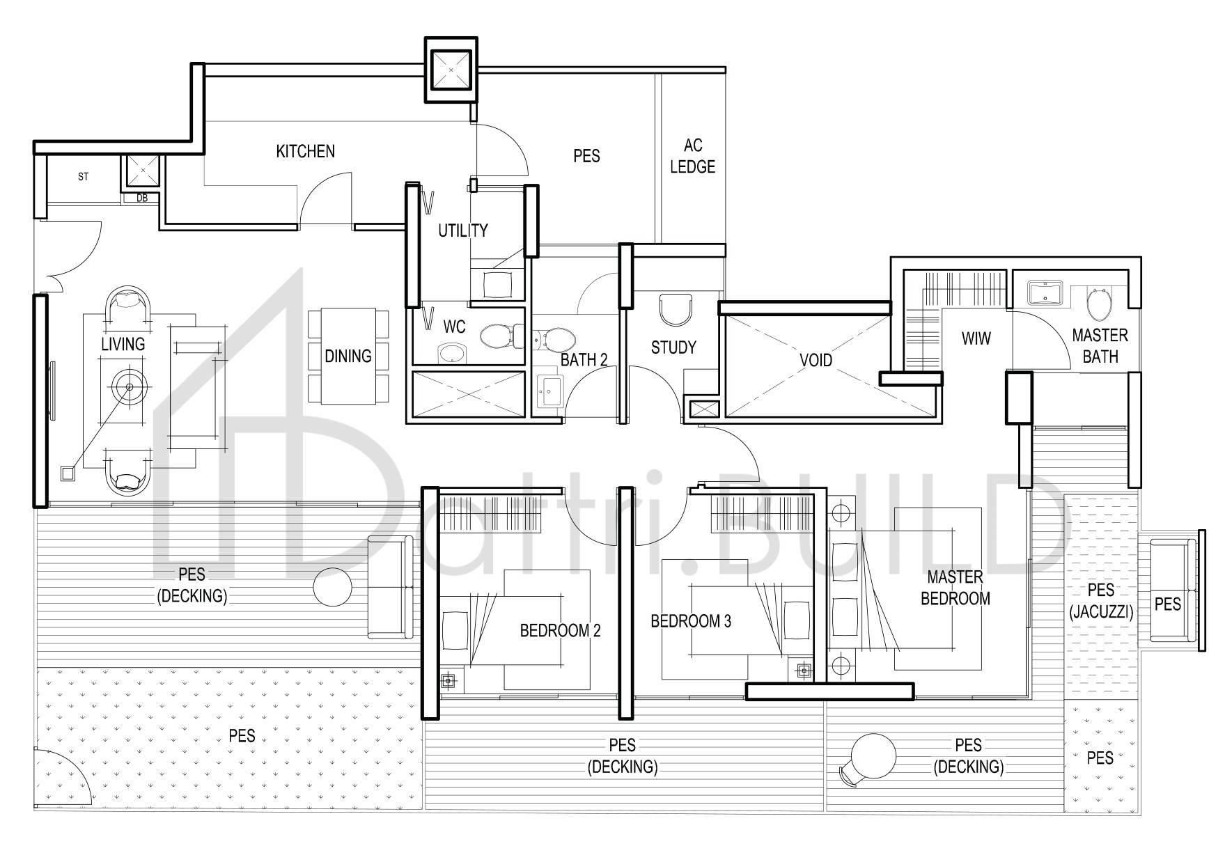 FORESQUE RESIDENCES C11 floorplan (watermarked)
