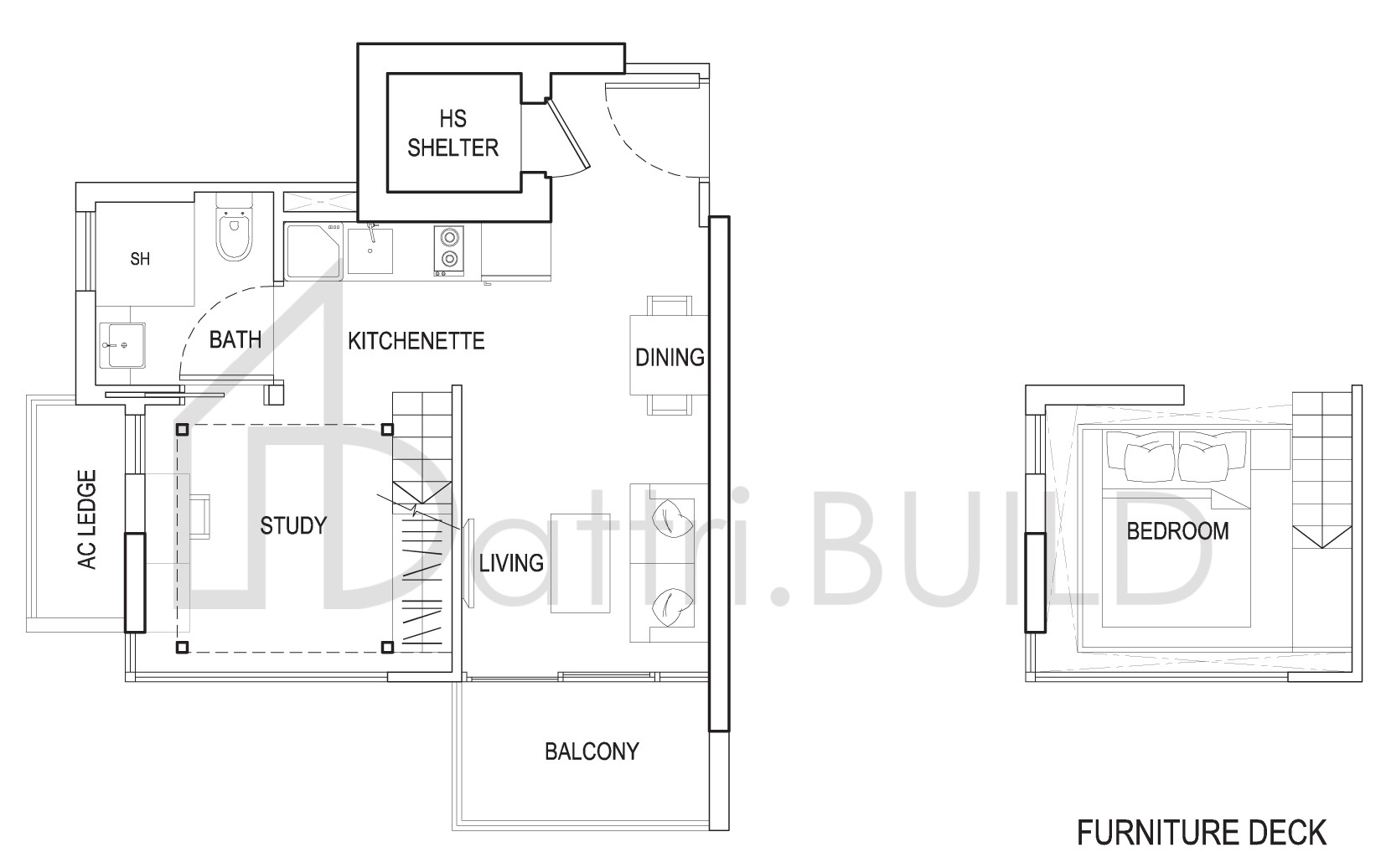 URBAN VISTA 8B4 floorplan (watermarked)