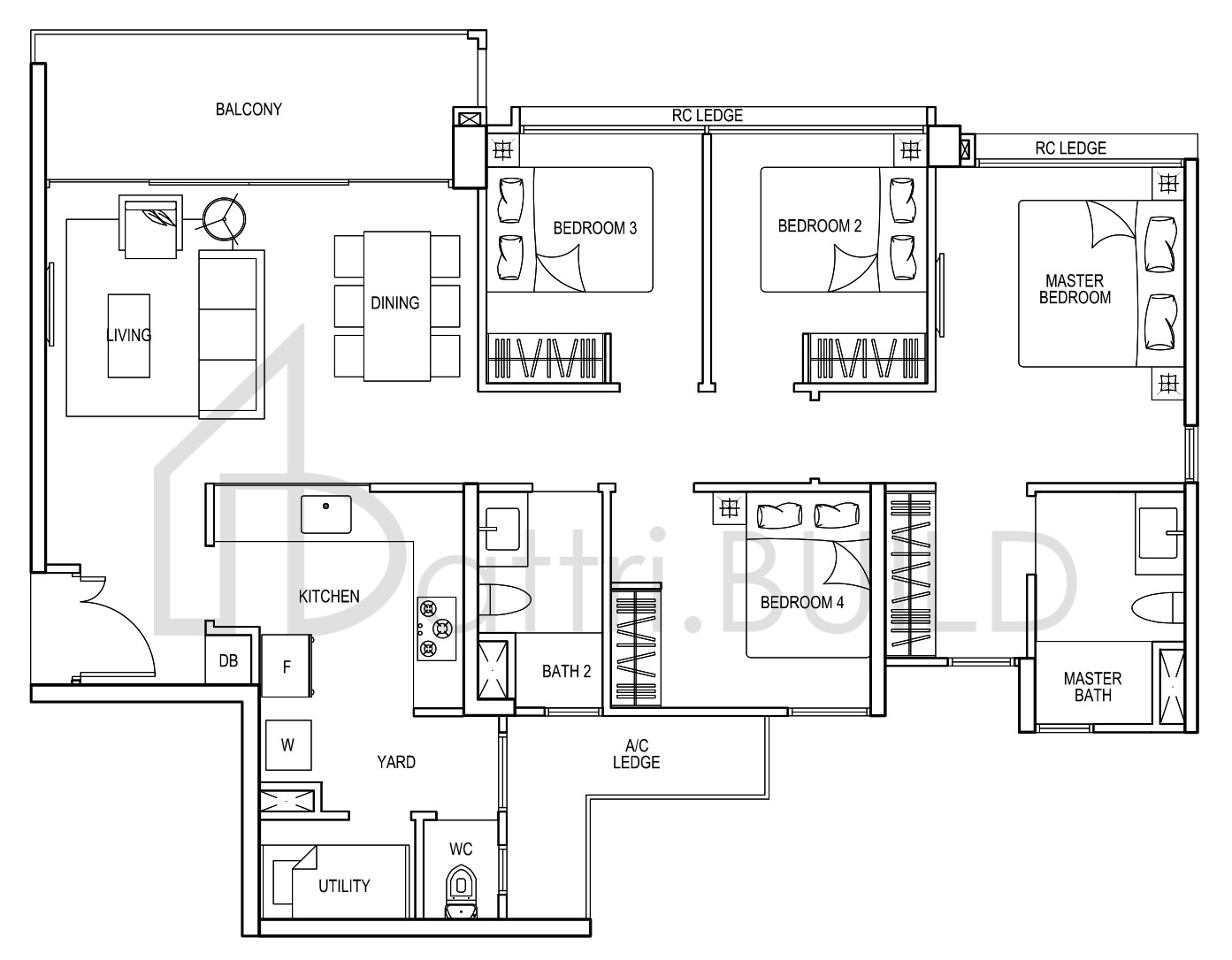 BELLEWATERS D3 floorplan (watermarked)