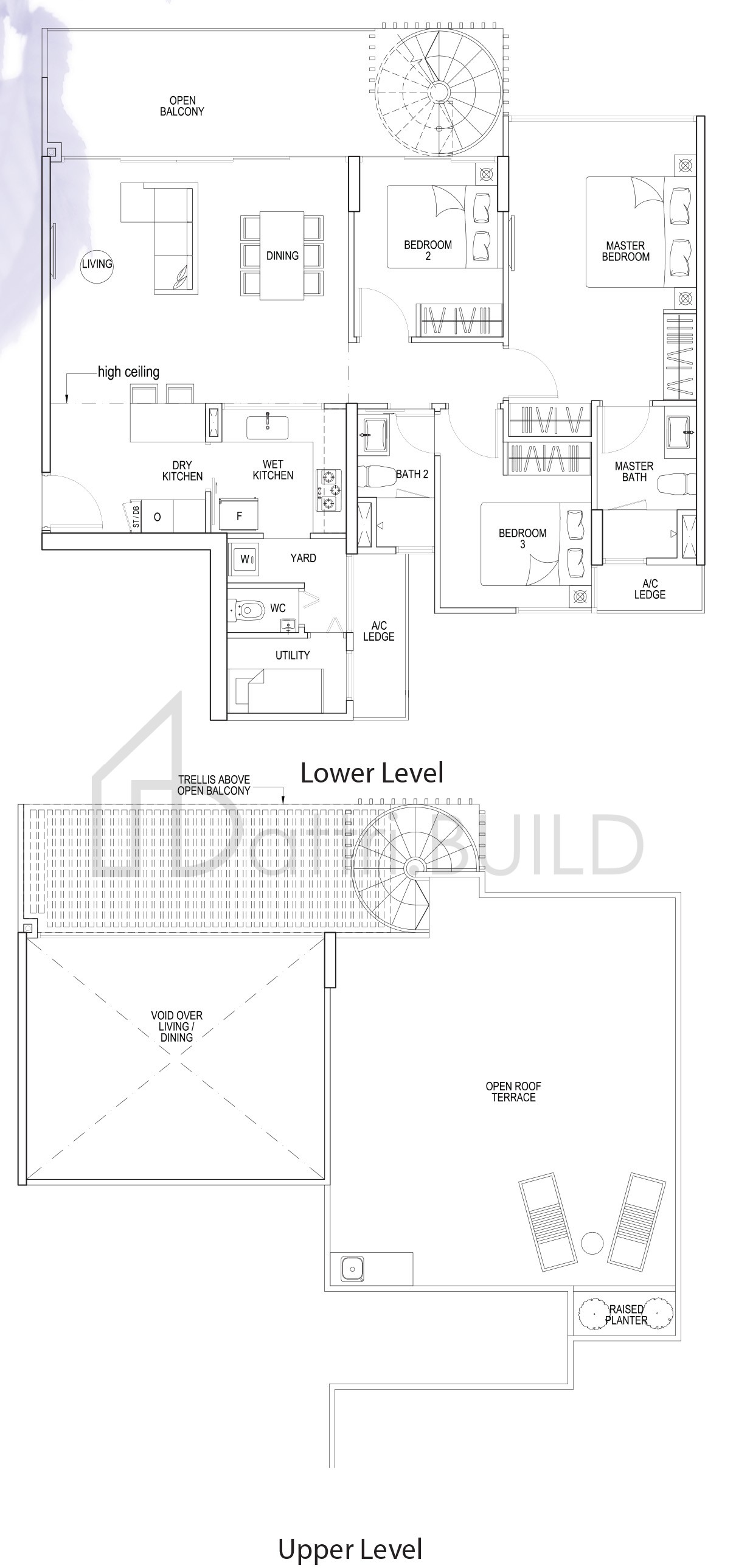 THE RAINFOREST B2PH floorplan (watermarked)