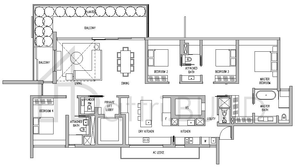 LEEDON RESIDENCE 4A floorplan (watermarked)