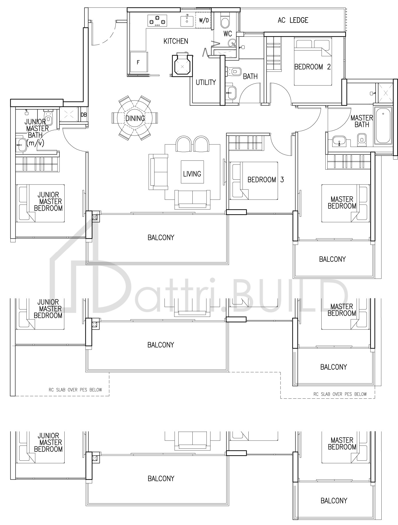 THE SKYWOODS 4 S1 k floorplan (watermarked)