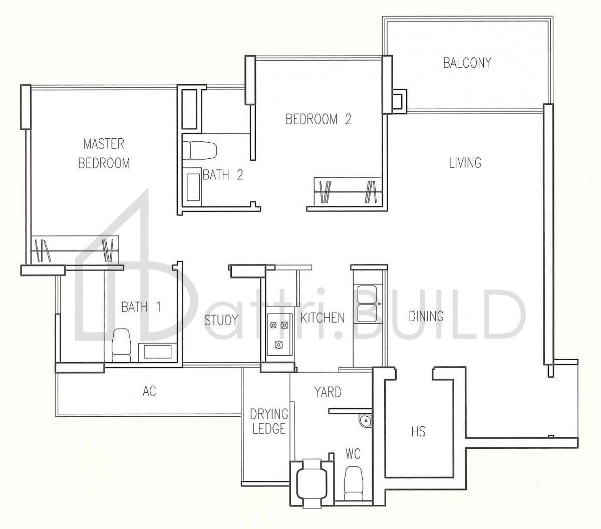 A TREASURE TROVE B1 floorplan (watermarked)