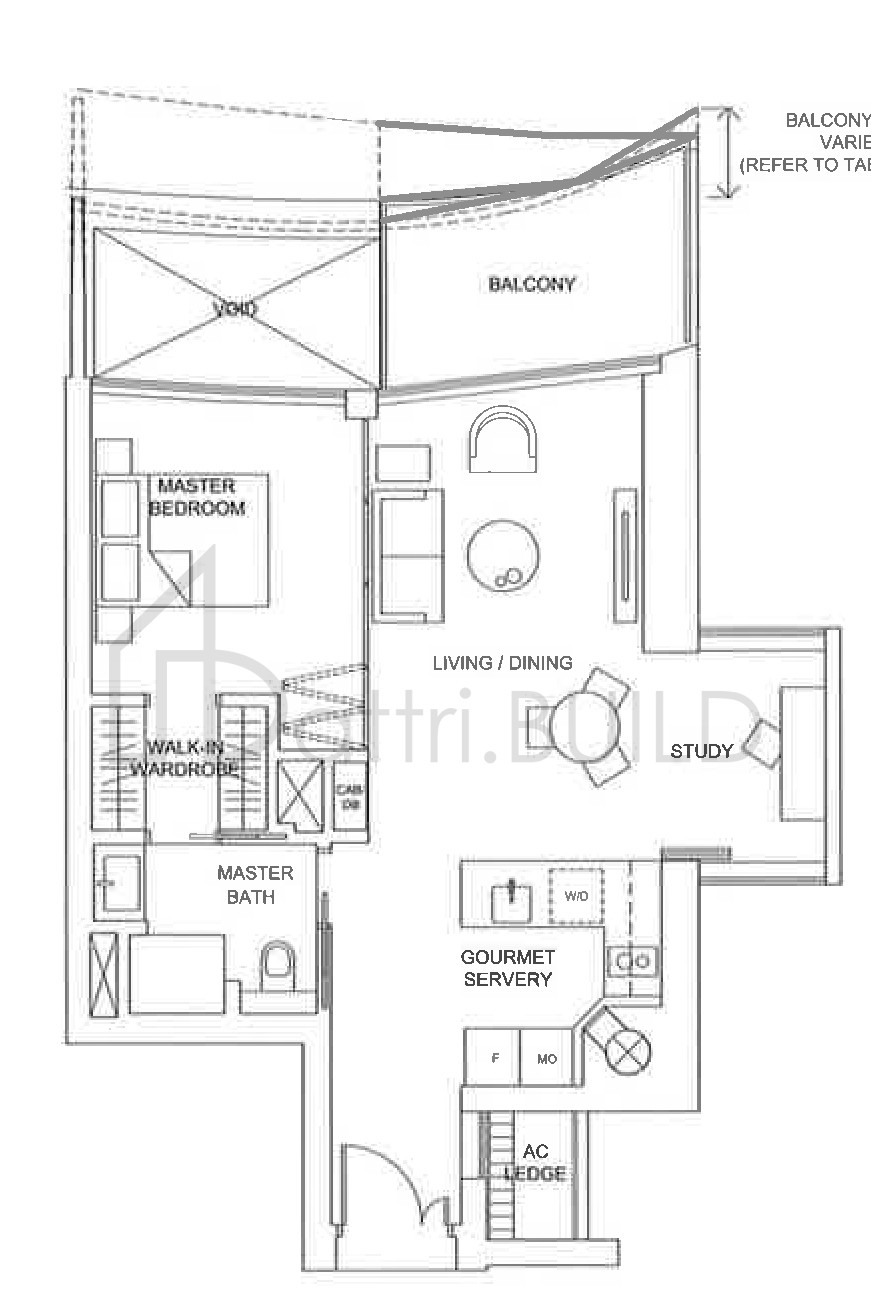 MARINA ONE RESIDENCES 1D+S floorplan (watermarked)