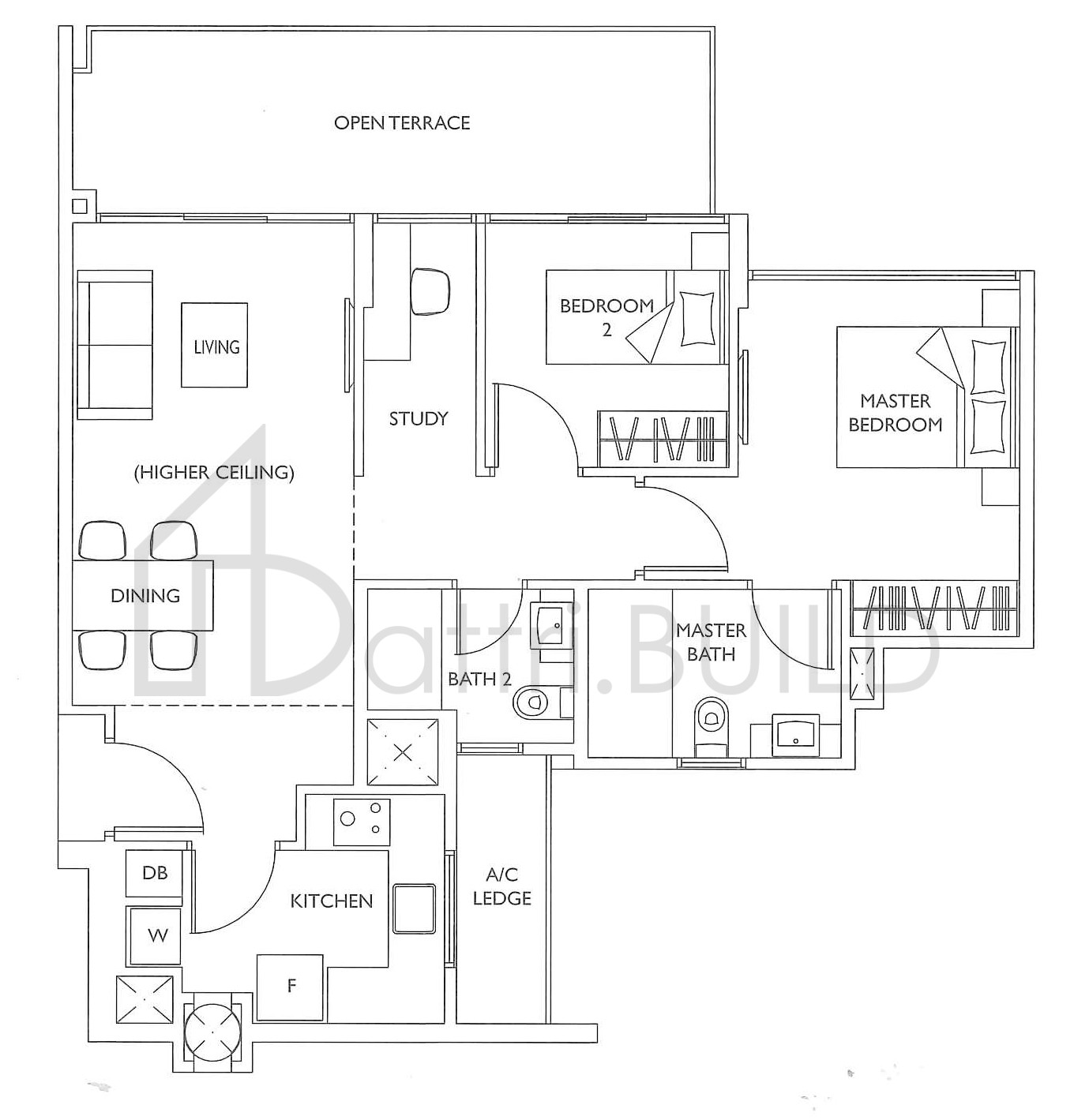 THE LUXURIE BS2L floorplan (watermarked)