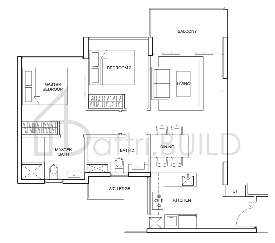 PARC CENTROS B3b floorplan (watermarked)